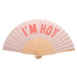 Handfächer I'm Hot Beige