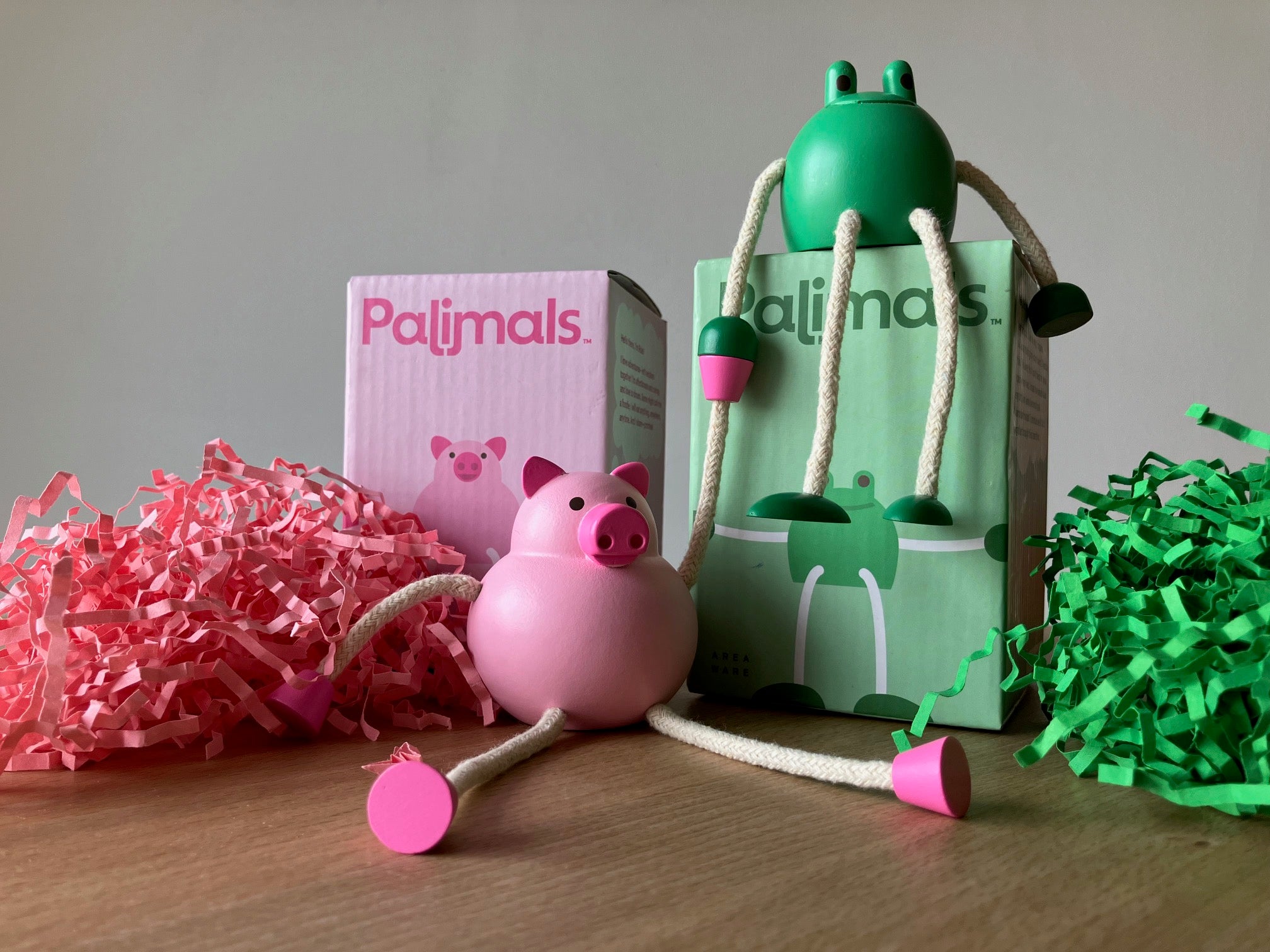 Palimals Holztiere mit Magneten