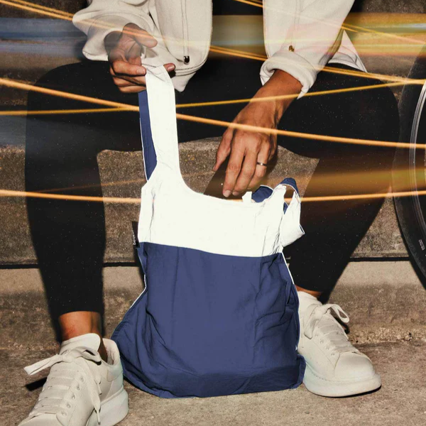 2-in-1 Rucksack und Einkaufstasche – Reflective