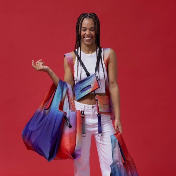 Foldable Shopping Bag – Gradient - Gradient Aurora