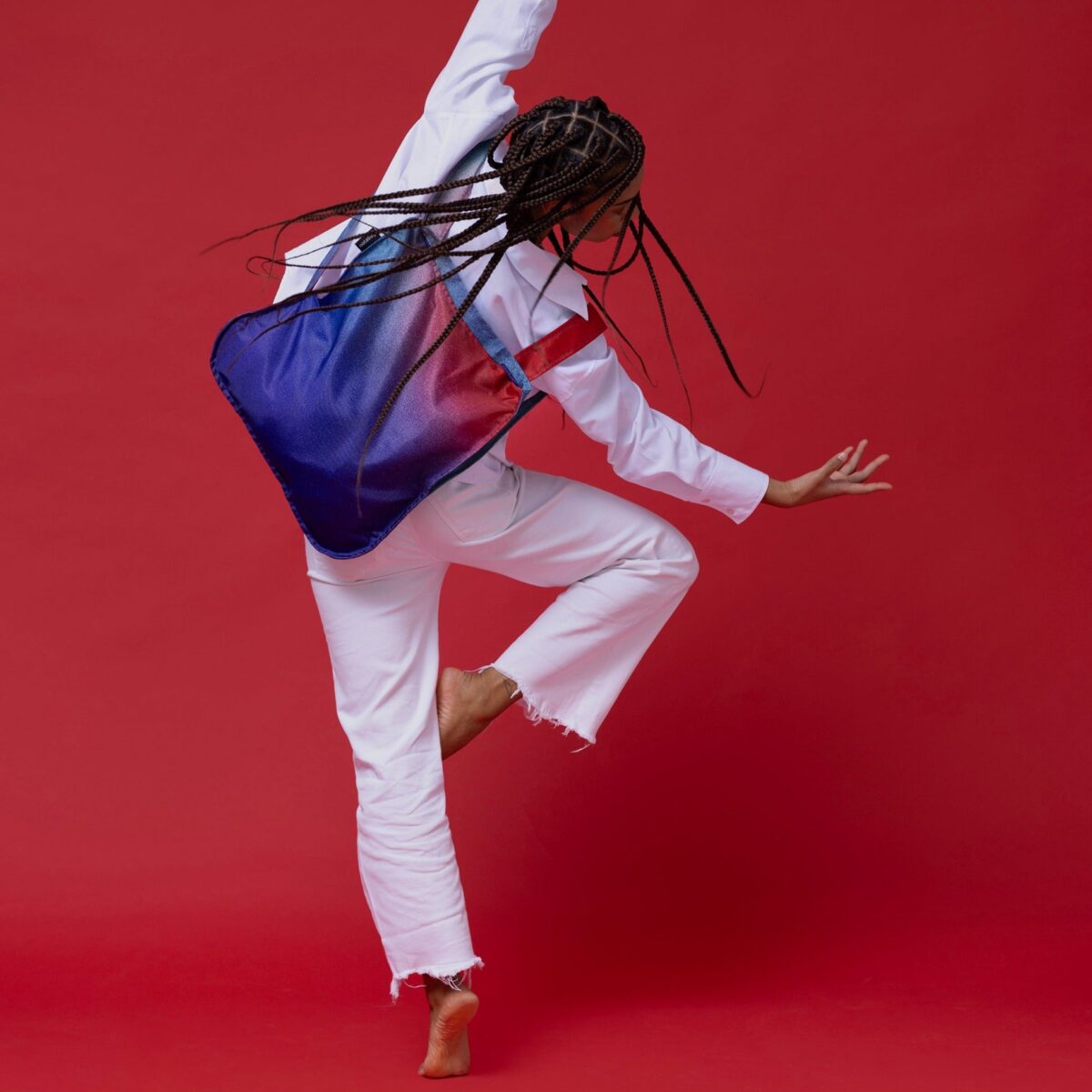 2-in-1 Backpack and Shopping Bag – Gradient