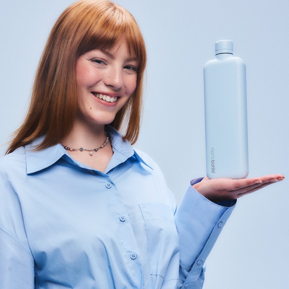 Memobottle Slim Acier inoxydable