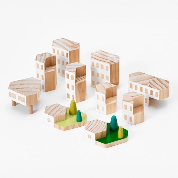 Blockitecture Garden City Holzbausteine
