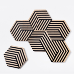 Table Tiles Coasters, Set of 6