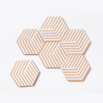 Table Tiles Coasters, Set of 6