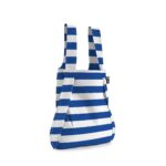 2-in-1 Rucksack und Einkaufstasche – Streifen