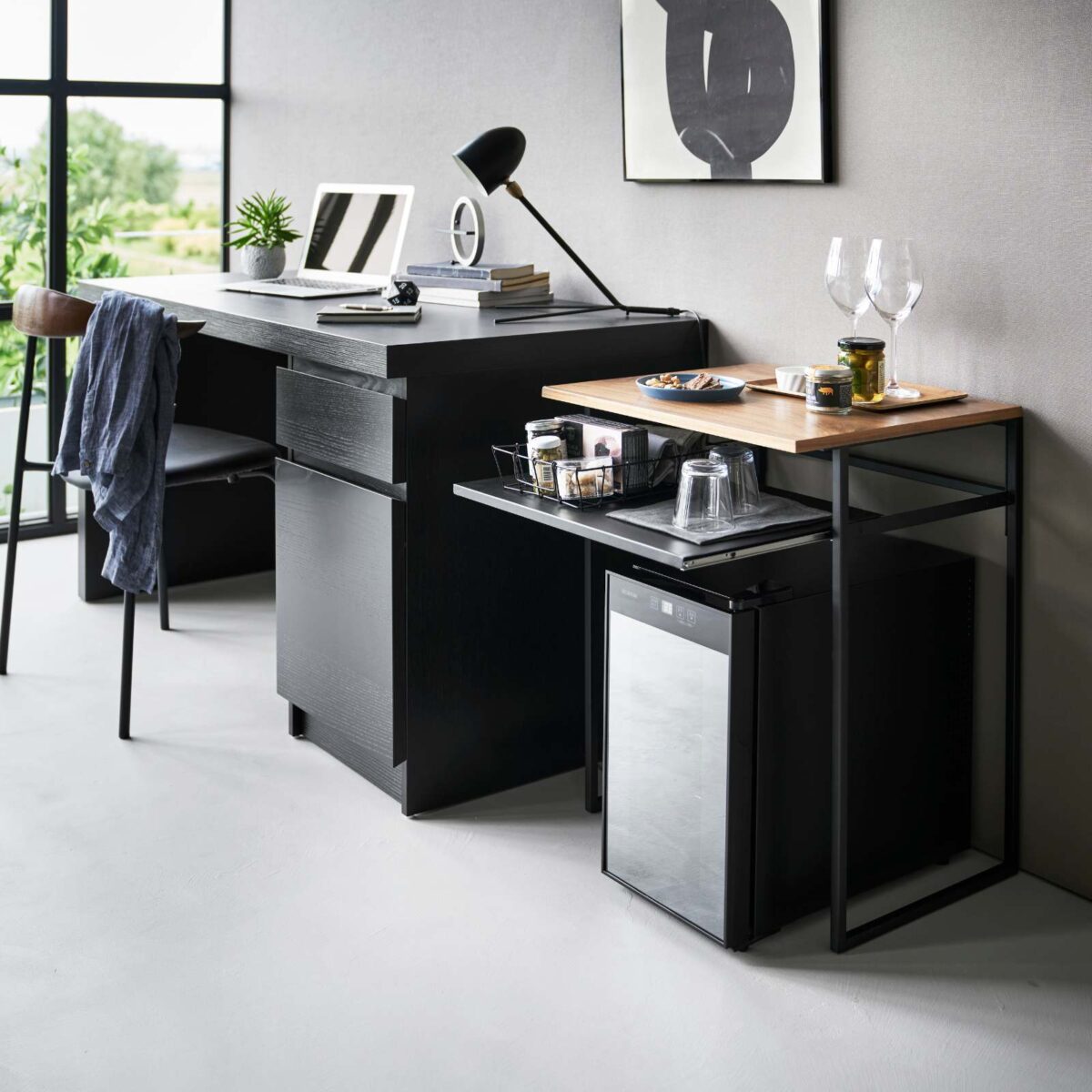 Tisch TOWER mit Ausziehplatte