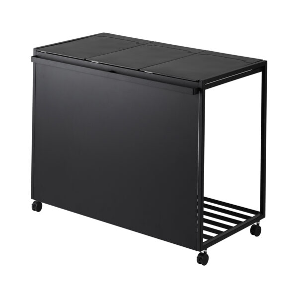 Mülltrenner TOWER mit 3 Fächern und Rollen