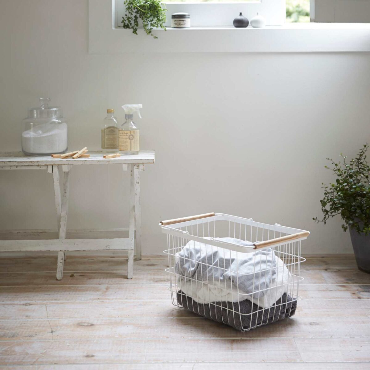 Panier à linge TOSCA plat
