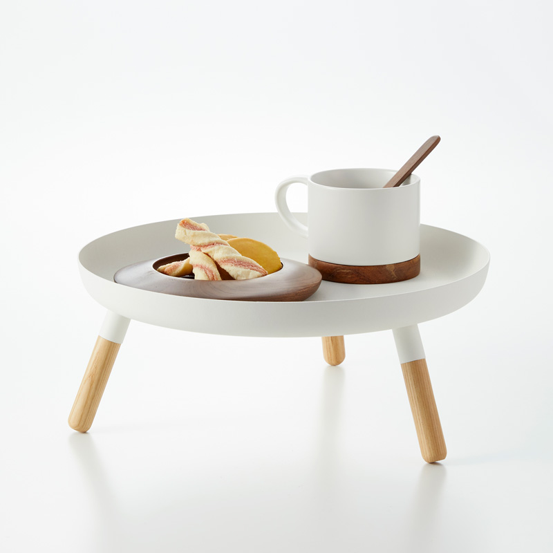 Plateau PLAIN avec pieds en bois