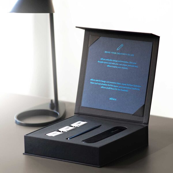 AEON Pencil Gift Box on a Desk