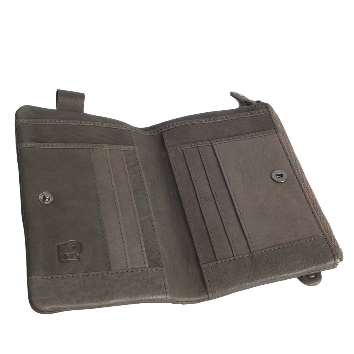 RFID leather wallet Hamburg 2A
