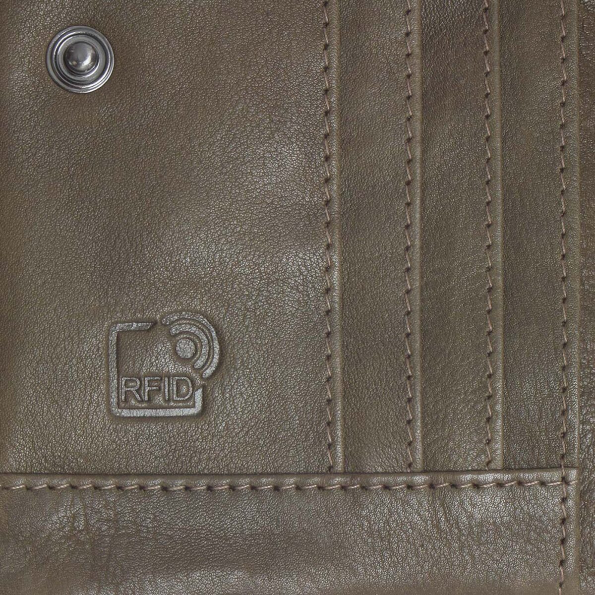 RFID leather wallet Hamburg 2A