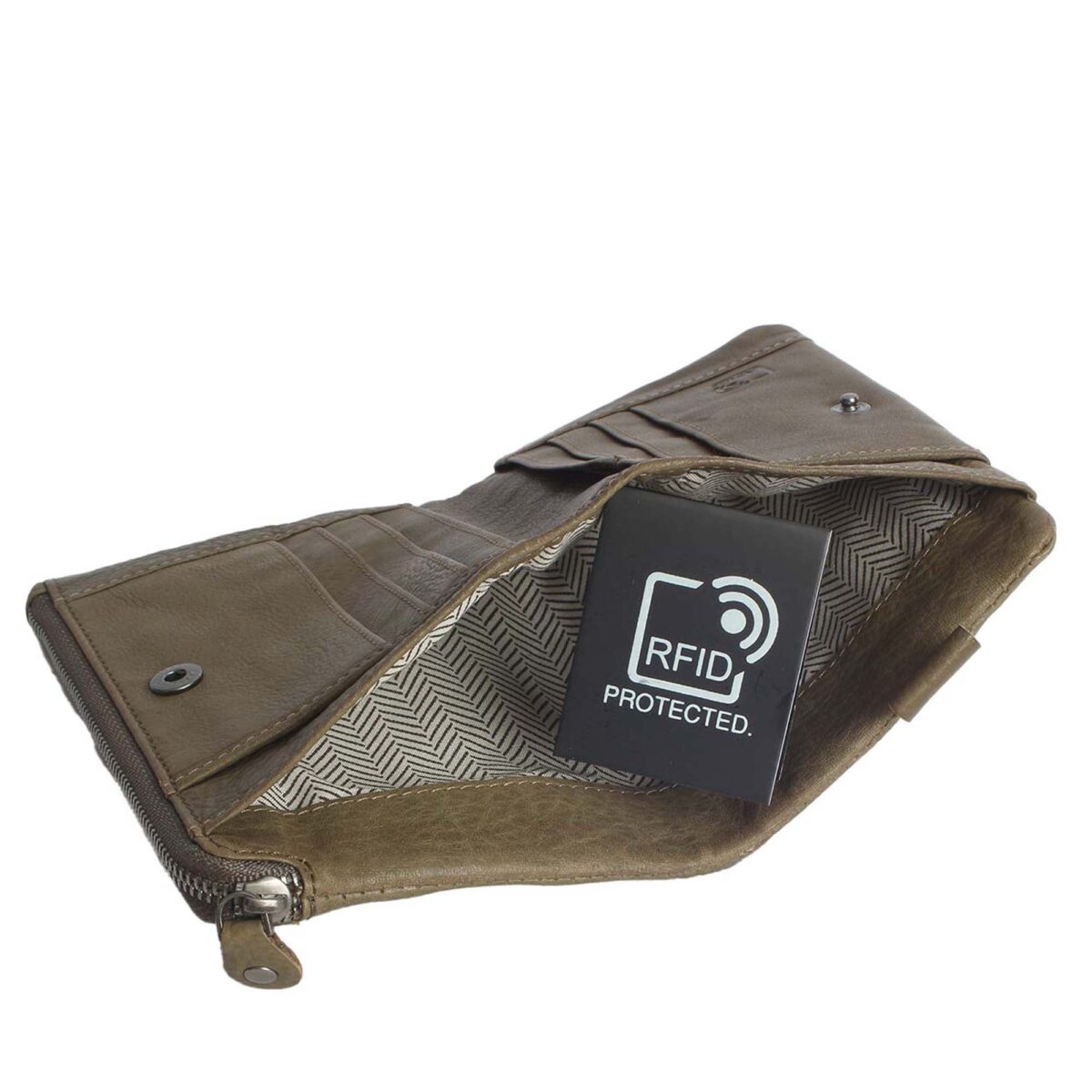 RFID leather wallet Hamburg 2A