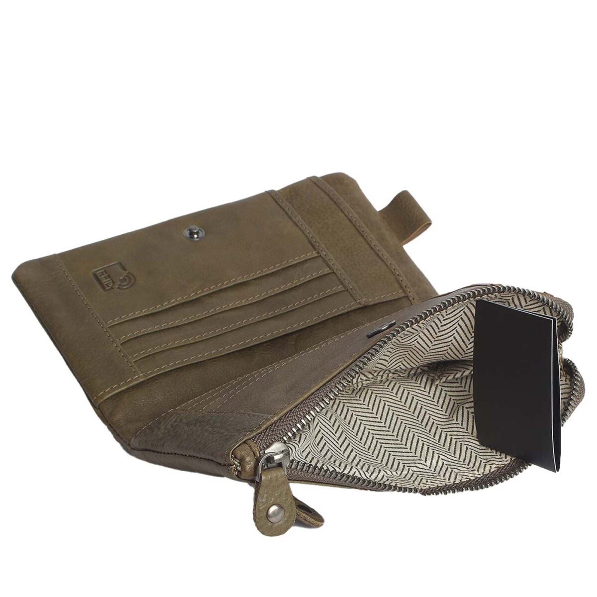 RFID leather wallet Hamburg 2A