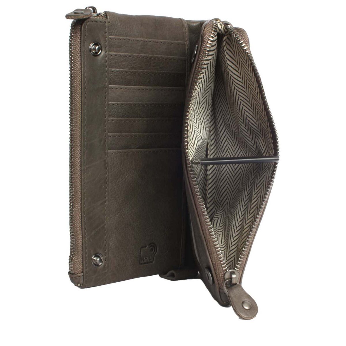 RFID leather wallet London 2A