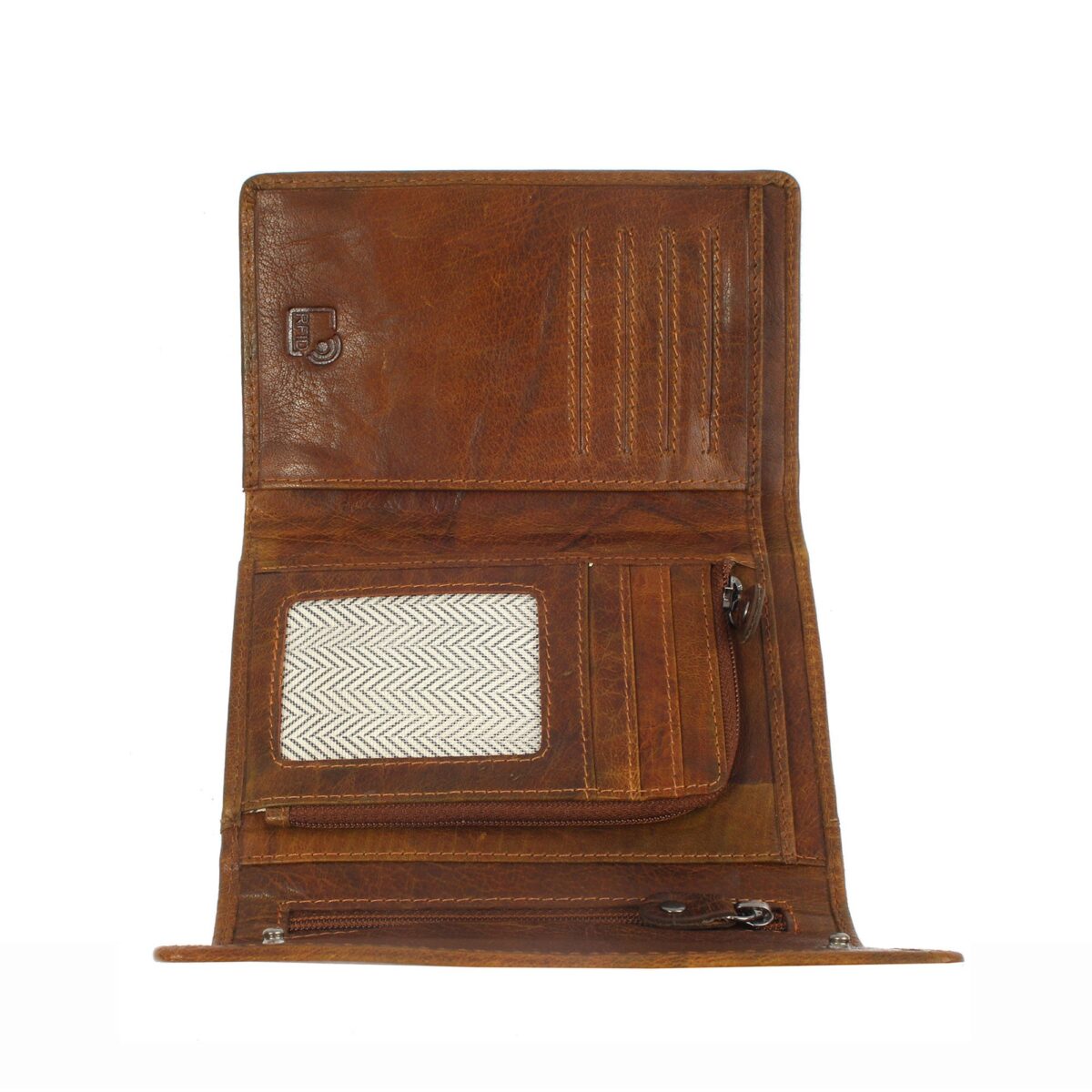 Porte-monnaie en cuir RFID Berlin 2