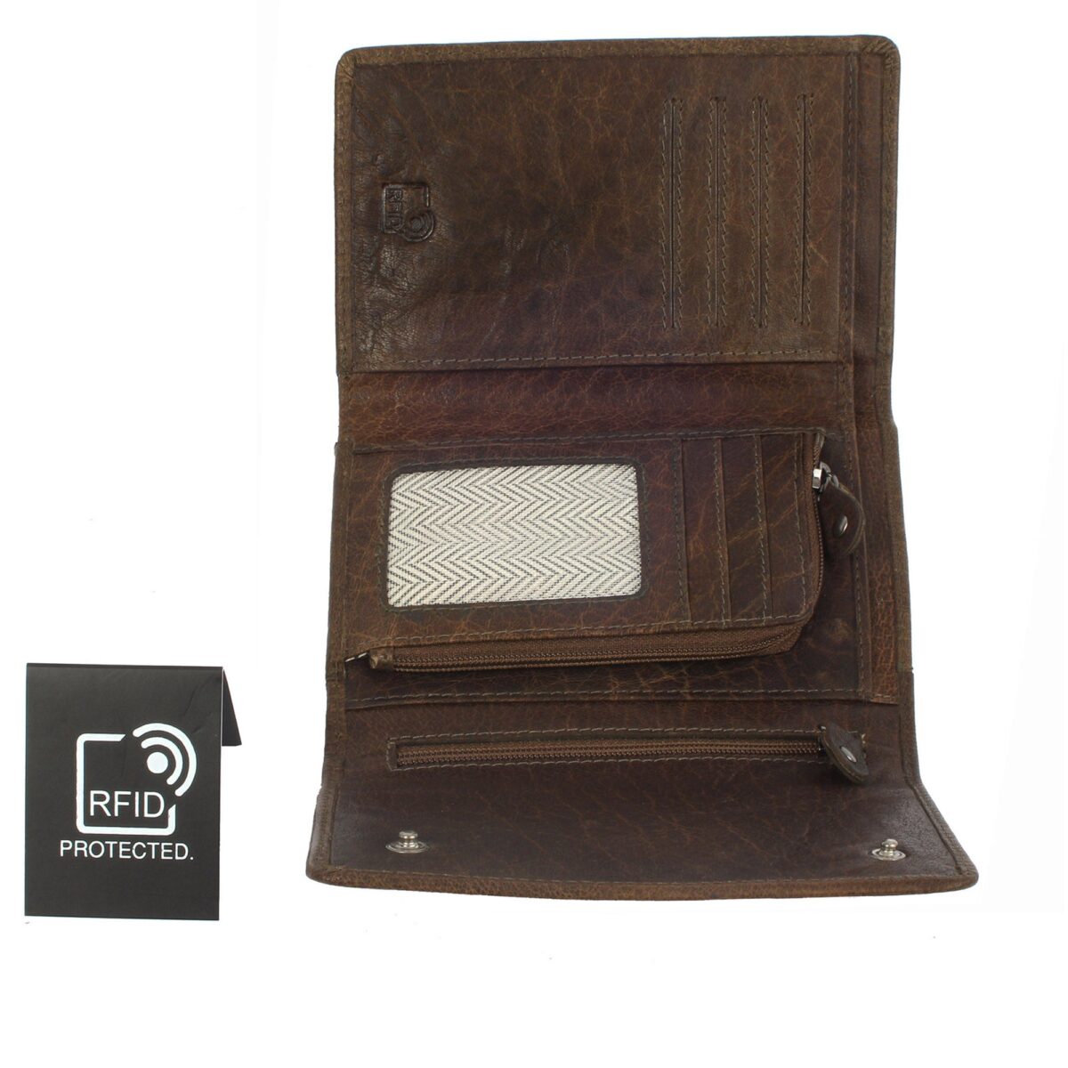 Porte-monnaie en cuir RFID Berlin 2