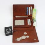 Porte-monnaie en cuir RFID Berlin 2