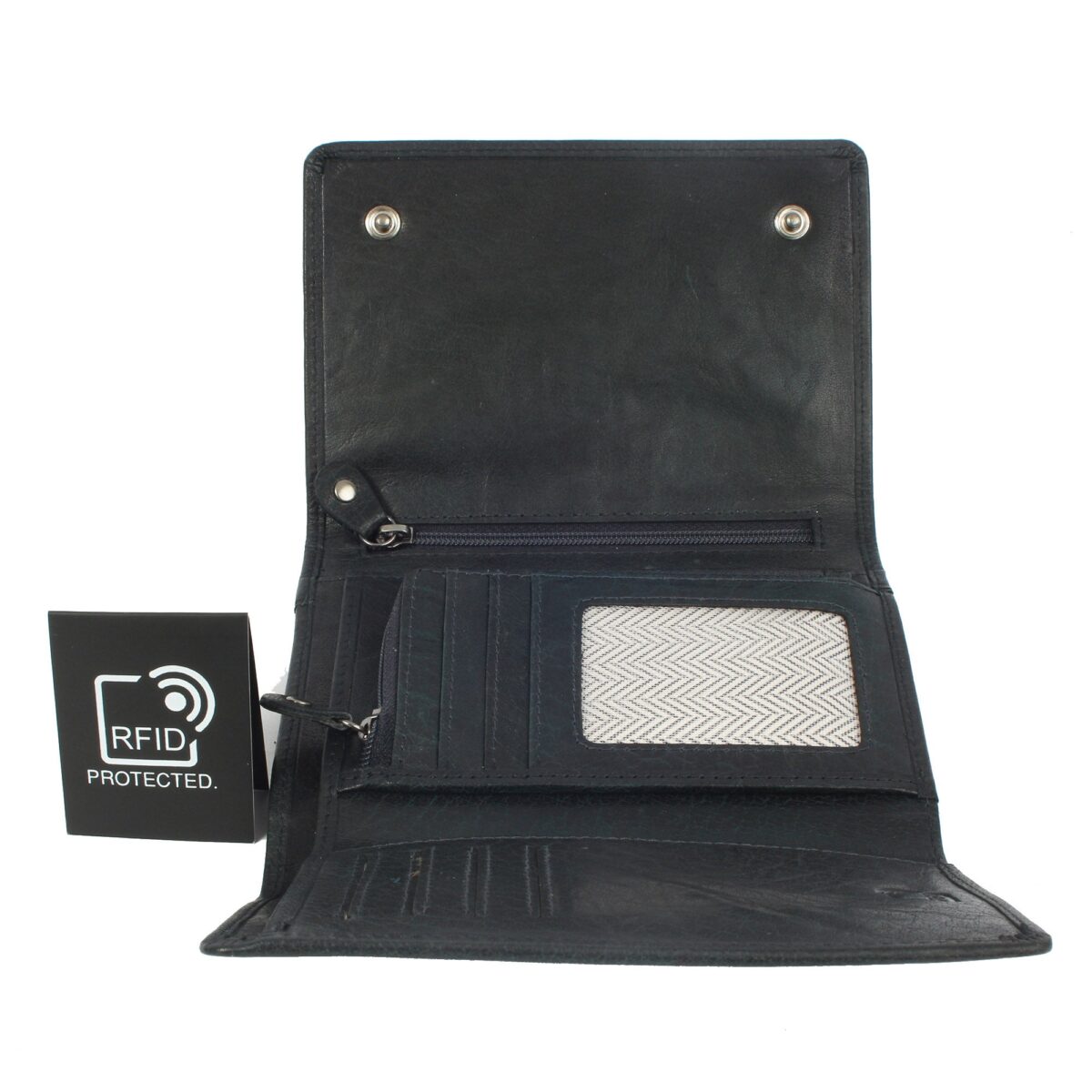 Porte-monnaie en cuir RFID Berlin 2