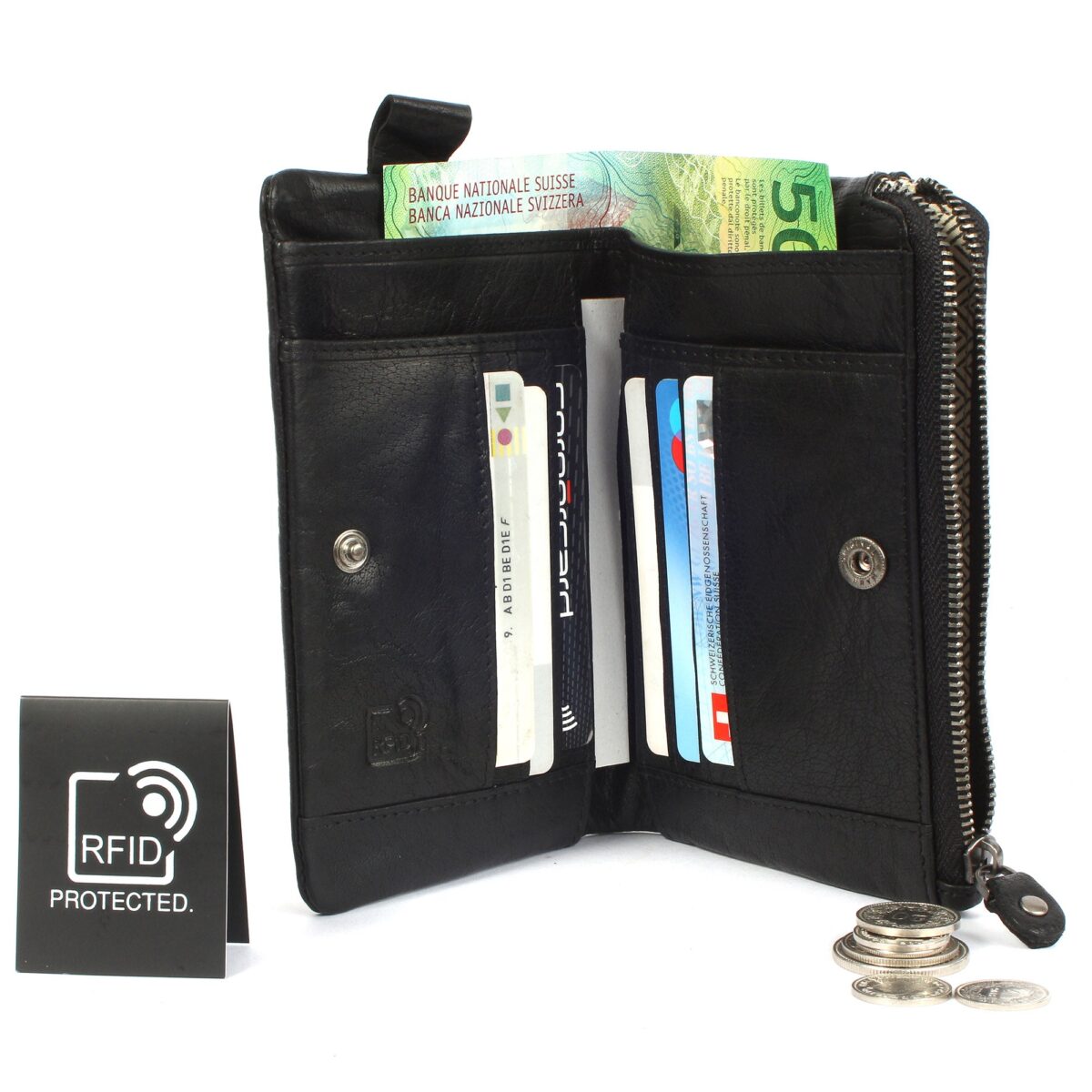 RFID leather wallet Hamburg 2