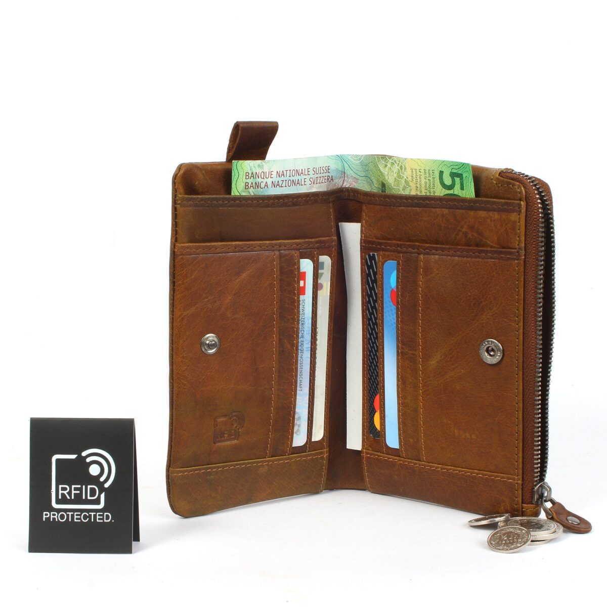 RFID leather wallet Hamburg 2