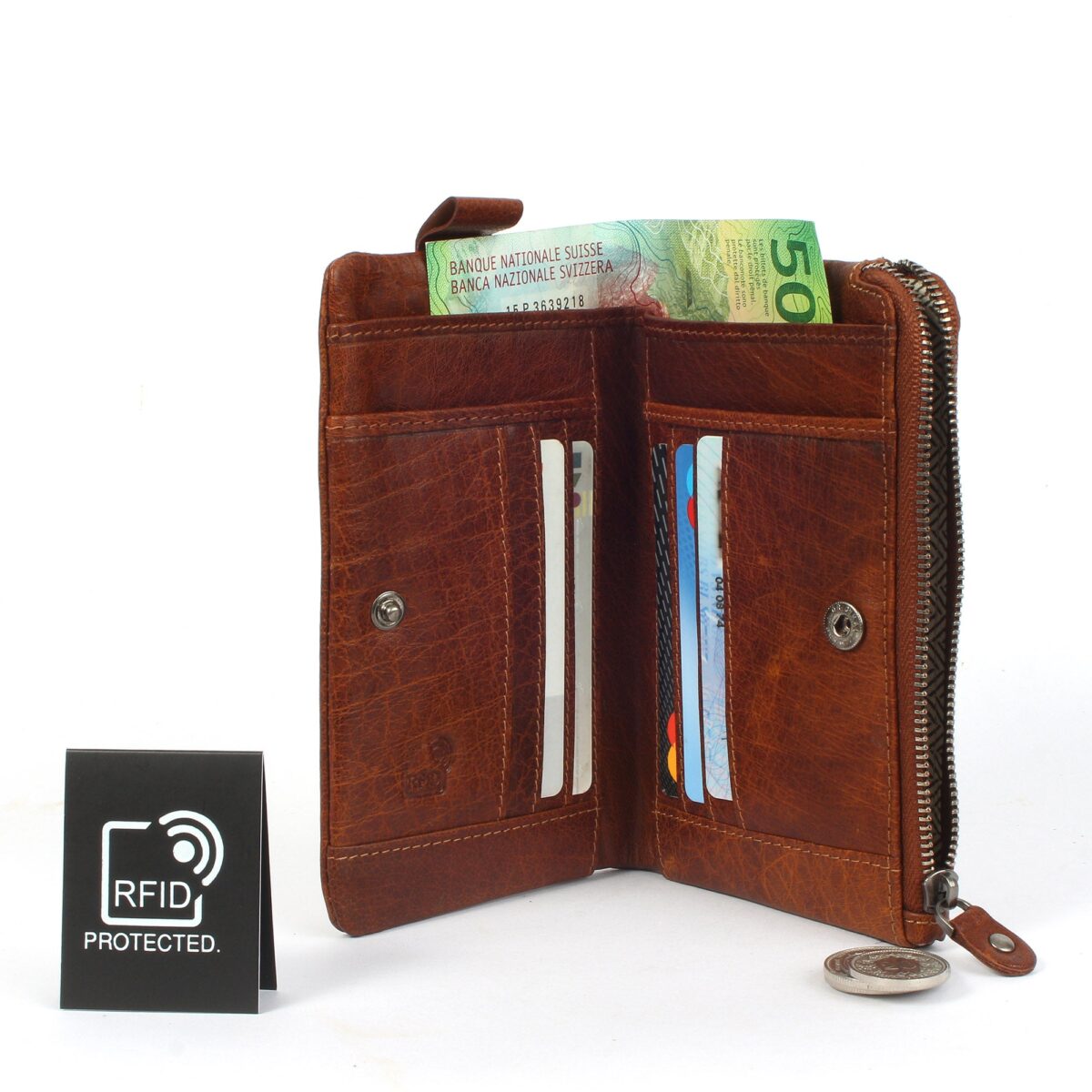 RFID leather wallet Hamburg 2