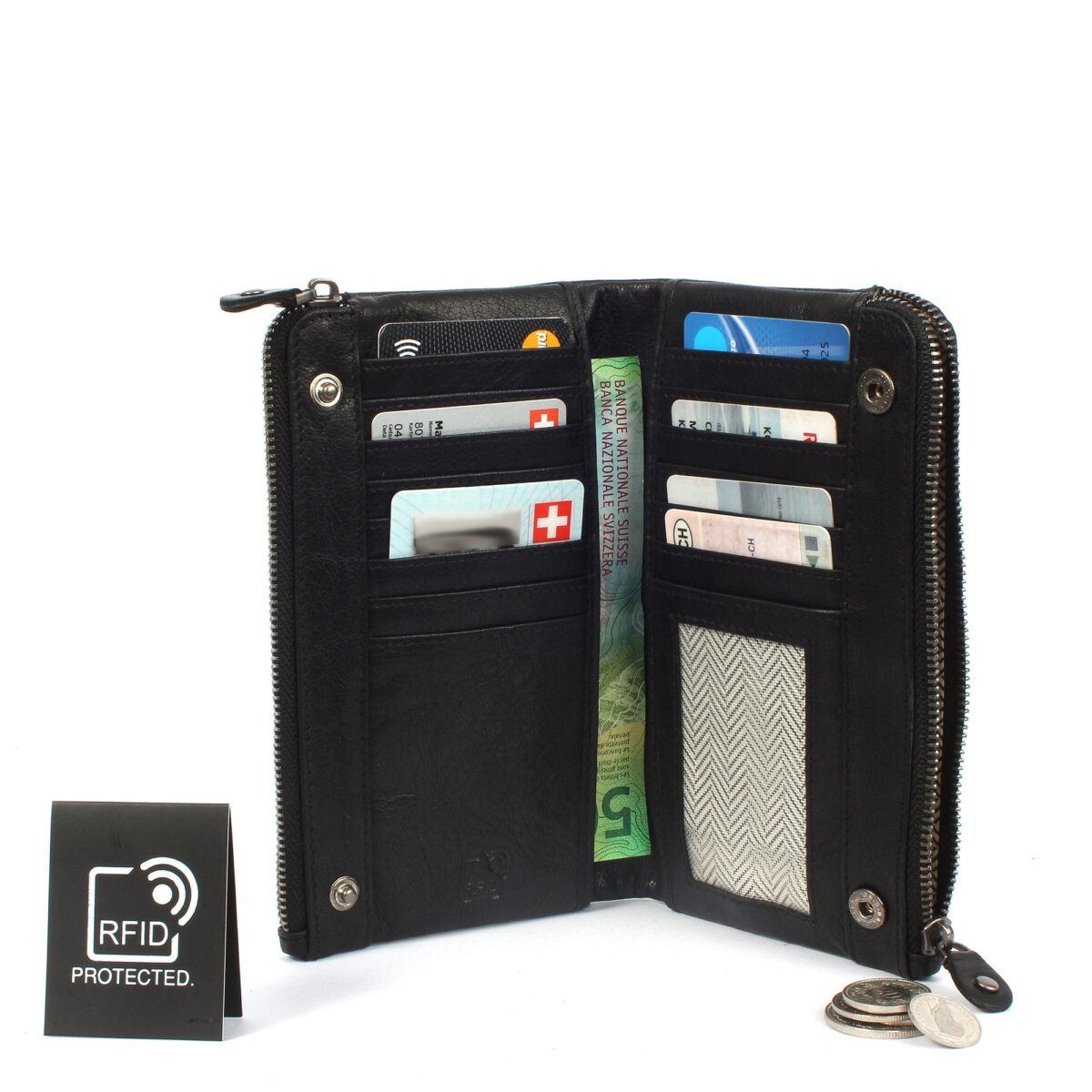 RFID leather wallet London 2