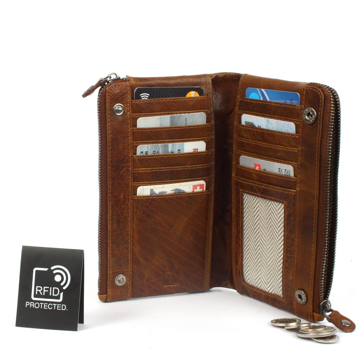 RFID leather wallet London 2