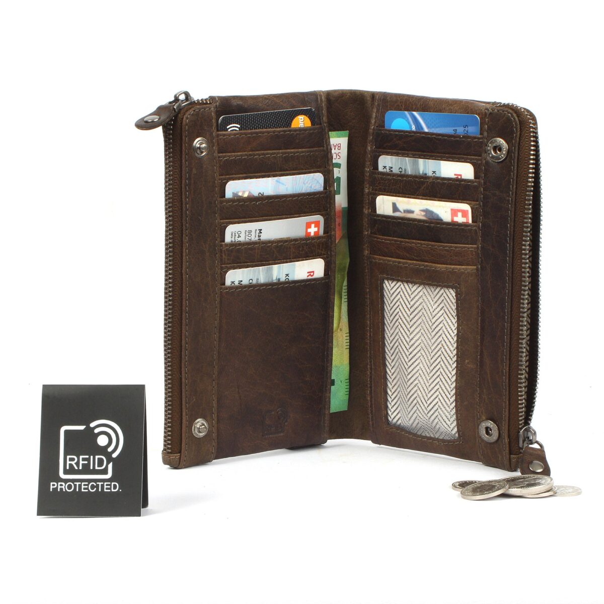 RFID leather wallet London 2