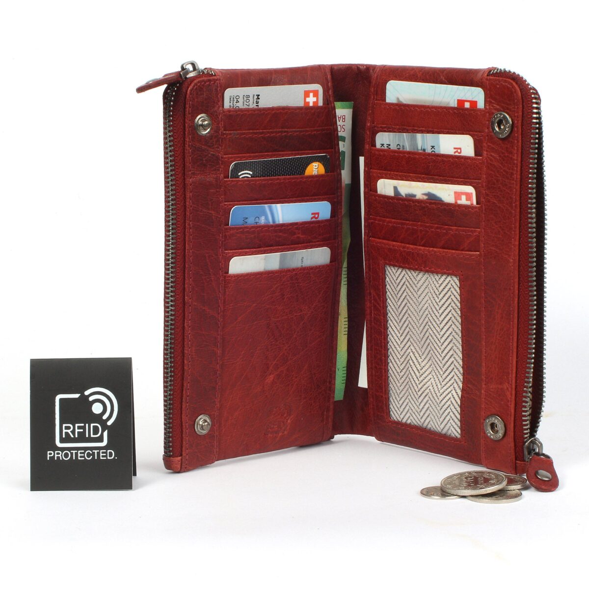 RFID leather wallet London 2