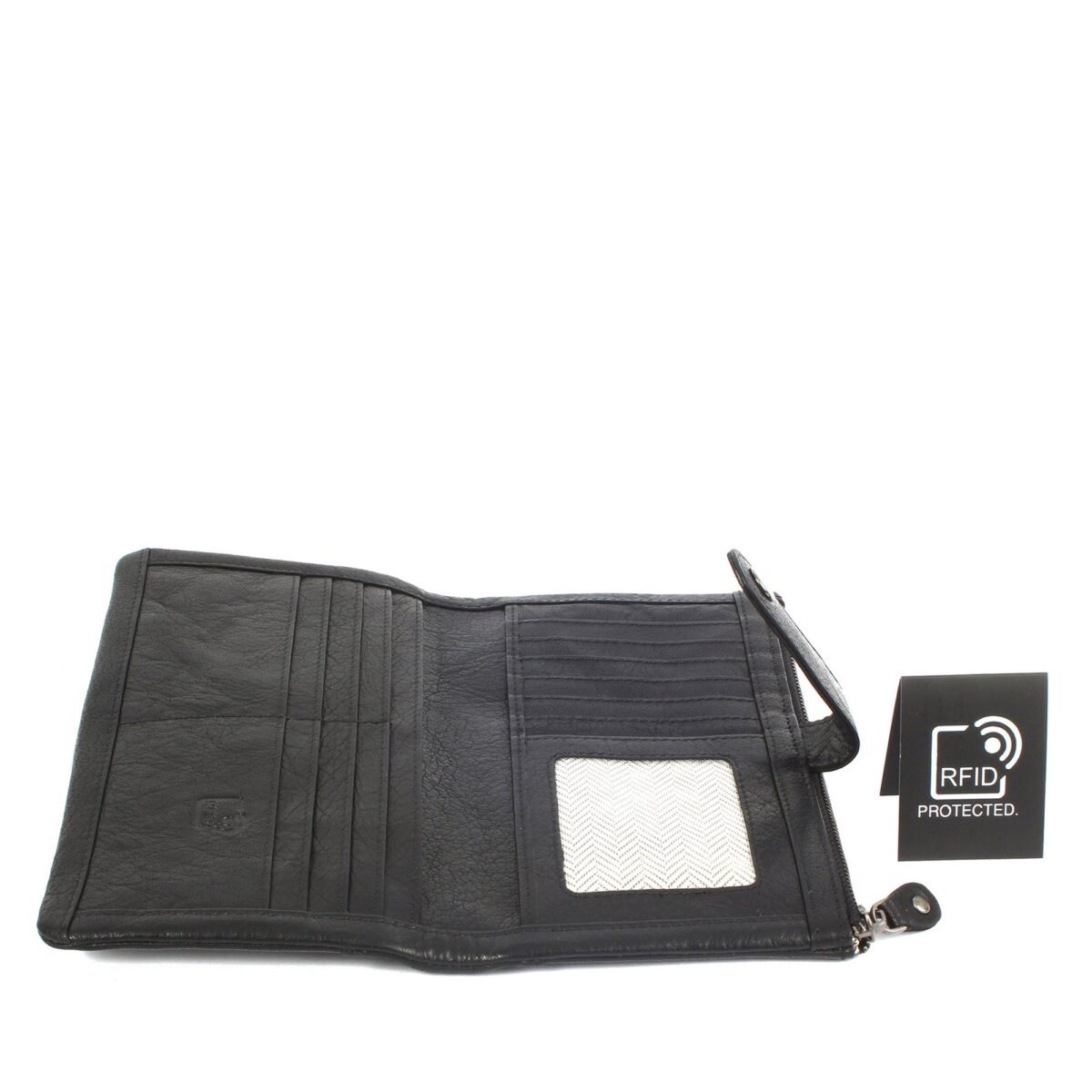 Porte-monnaie en cuir RFID New York 2