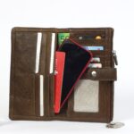 Porte-monnaie en cuir RFID New York 2