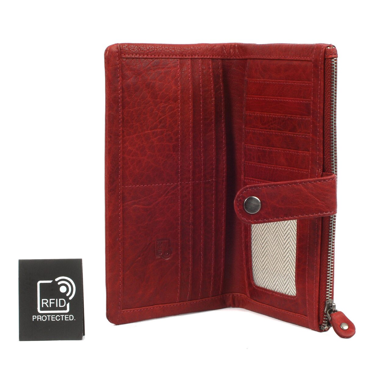 Porte-monnaie en cuir RFID New York 2