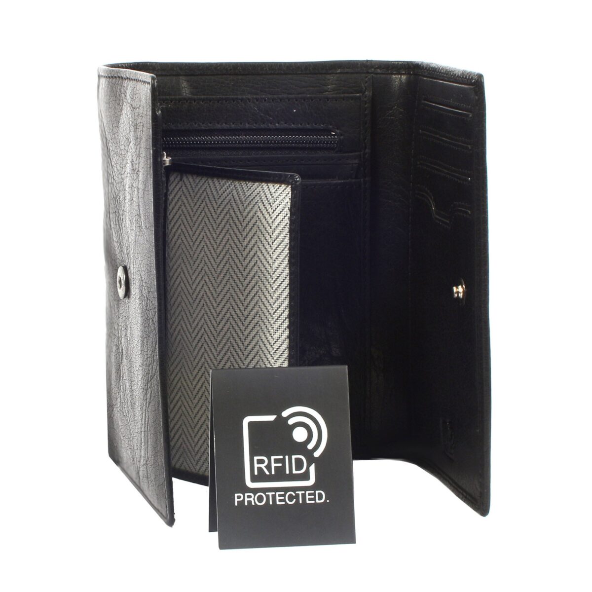 RFID leather wallet Vienna 1