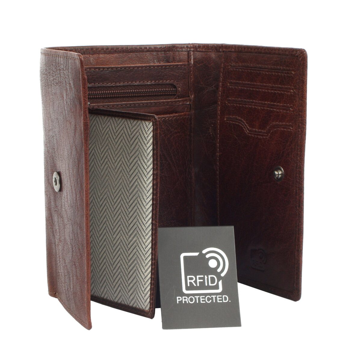 RFID leather wallet Vienna 1