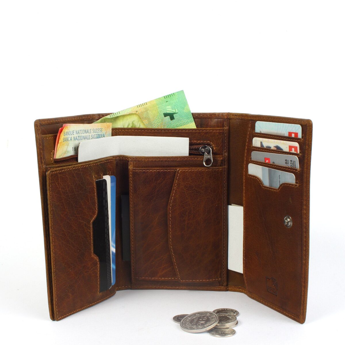 RFID leather wallet Vienna 1