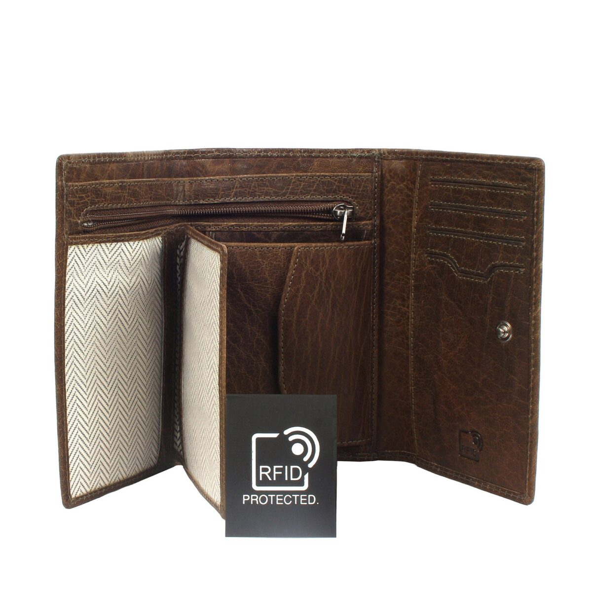 RFID leather wallet Vienna 1