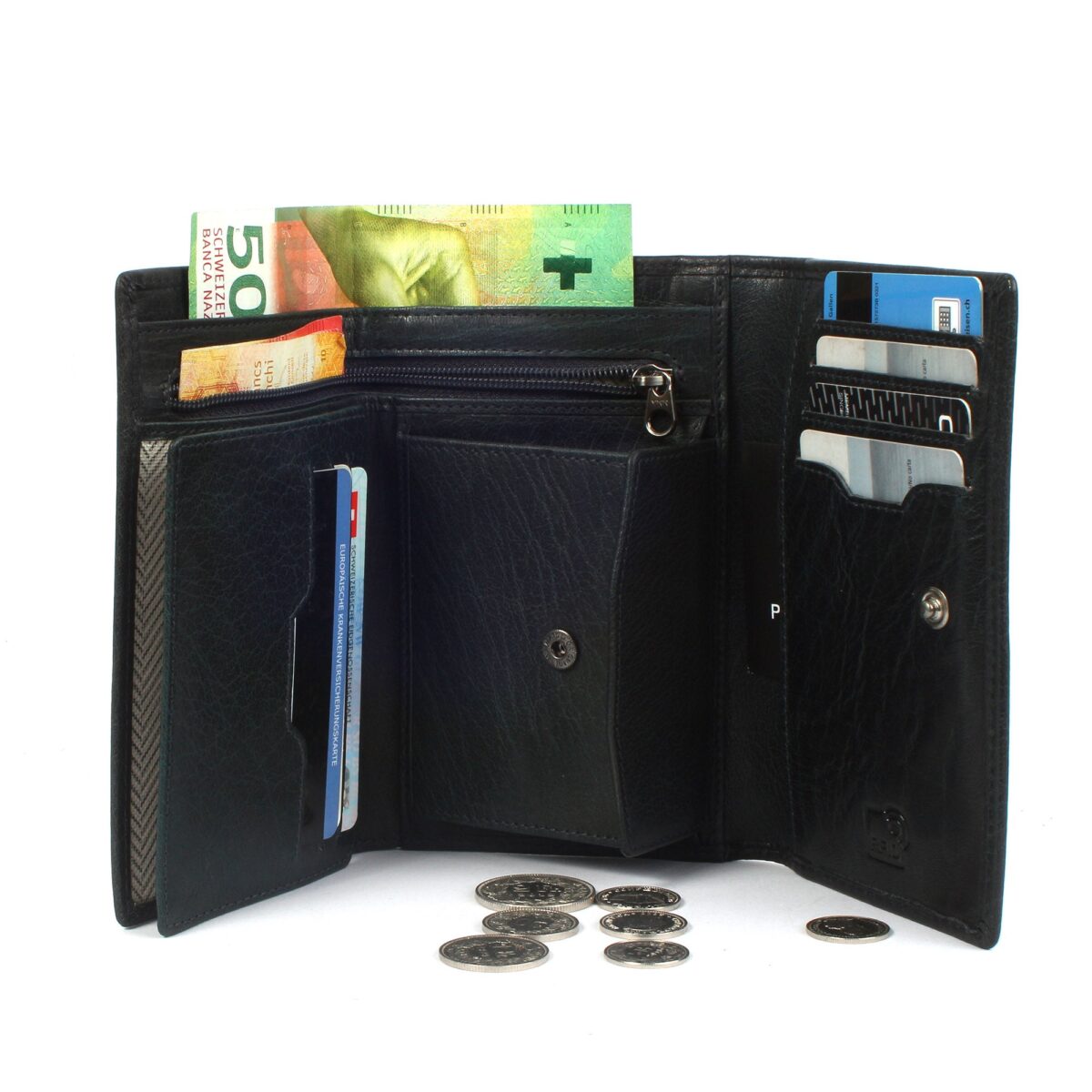 RFID leather wallet Vienna 1