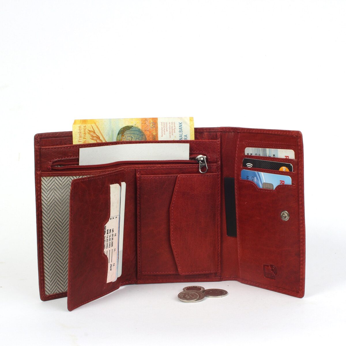 RFID leather wallet Vienna 1
