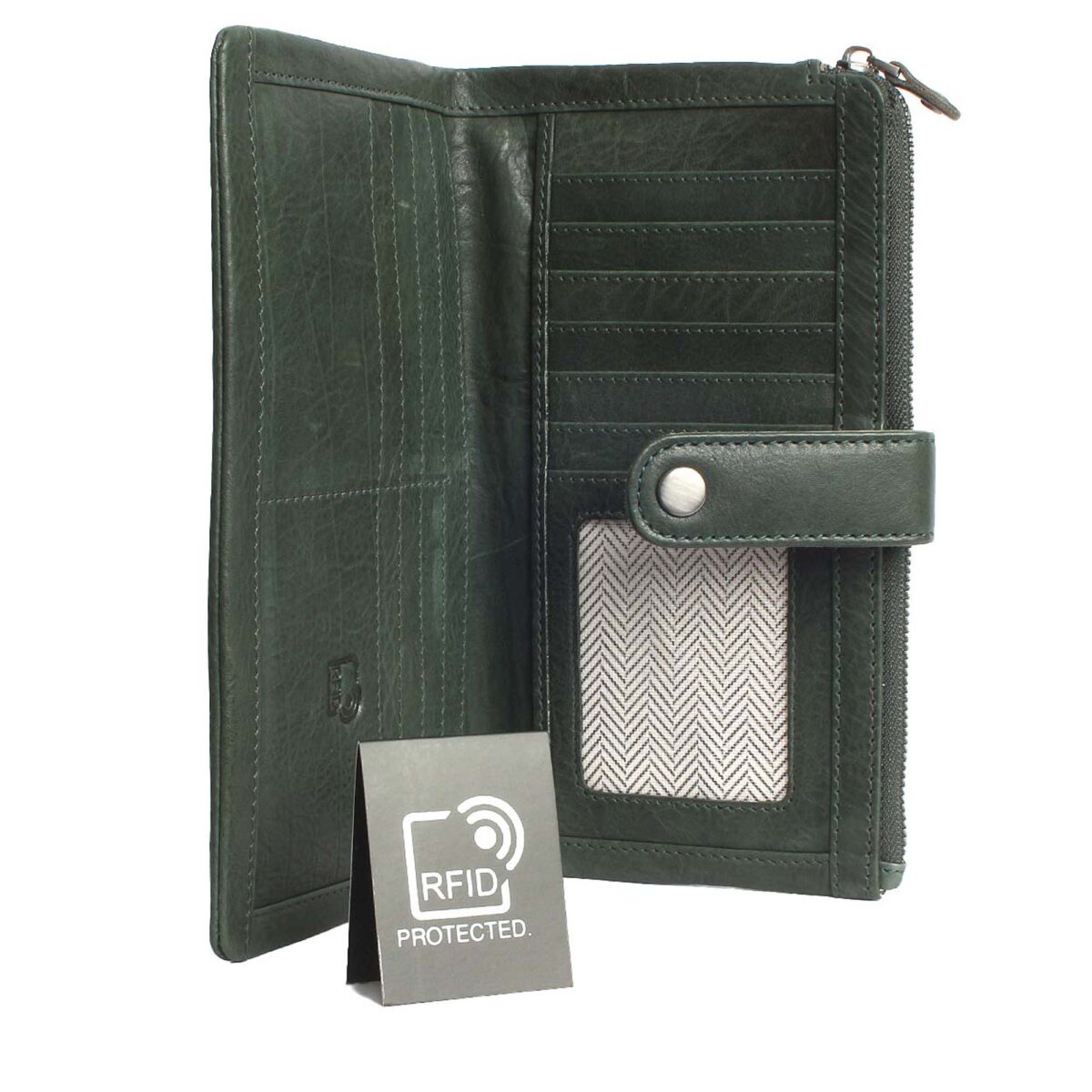 Porte-monnaie en cuir RFID New York 2A
