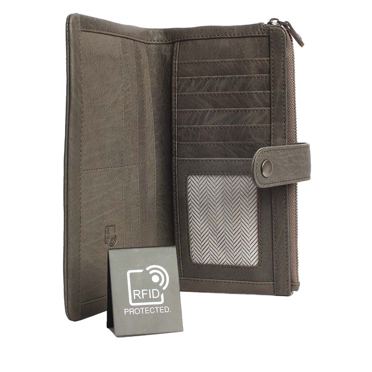 Porte-monnaie en cuir RFID New York 2A