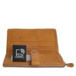 Porte-monnaie en cuir RFID New York 2A