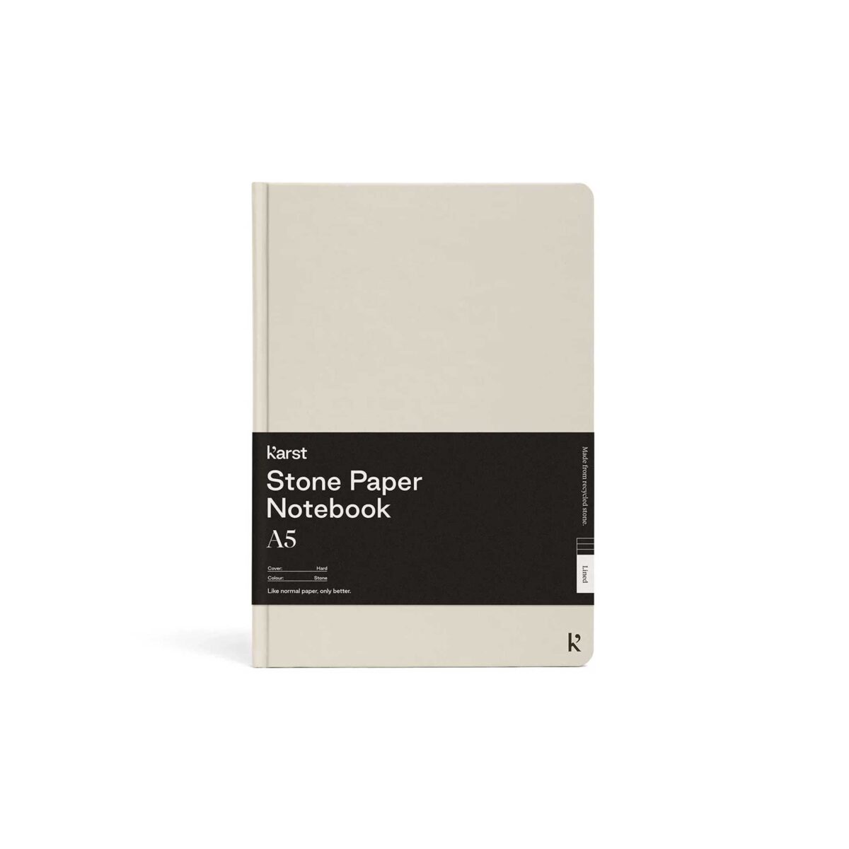Karst Hardcover Notizbuch A5 Stone