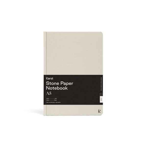 Karst Hardcover Notizbuch A5 Stone