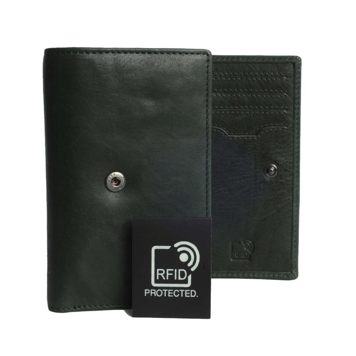 RFID leather wallet Vienna 1A