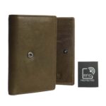 RFID leather wallet Vienna 1A