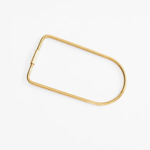 Areaware Contour Schlüsselring aus Messing Bend | One Horizon