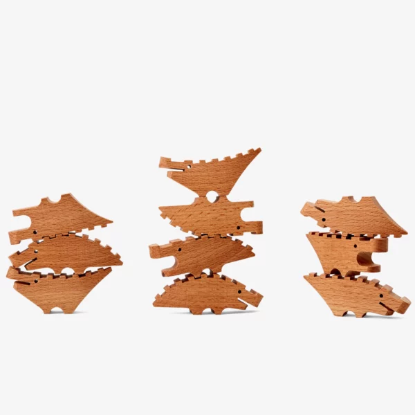 Croc Pile mini Stapelfiguren - Natur