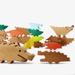 Areaware Croc Pile mini Stapelfiguren Natur, Detailansicht 2 | One Horizon